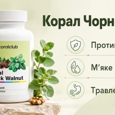 Корал Чорний Горіх Корал Клуб