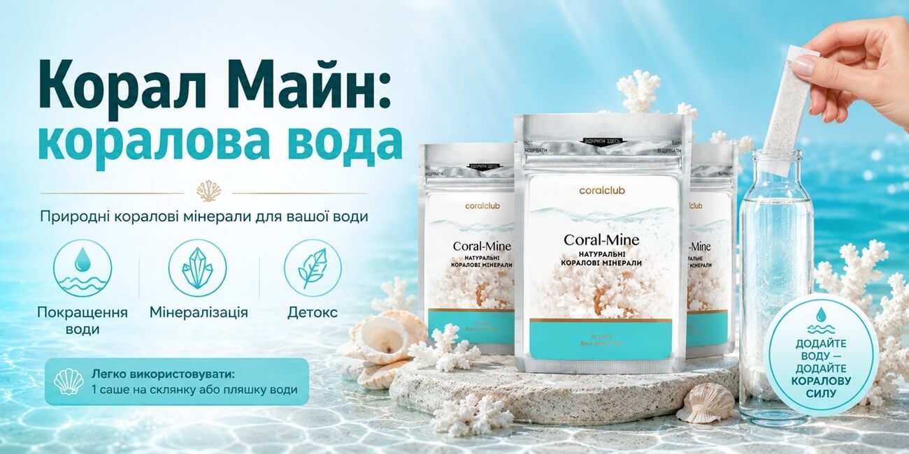 Корал Майн - коралова вода Coral Club Корал Майн - коралова вода Coral Club